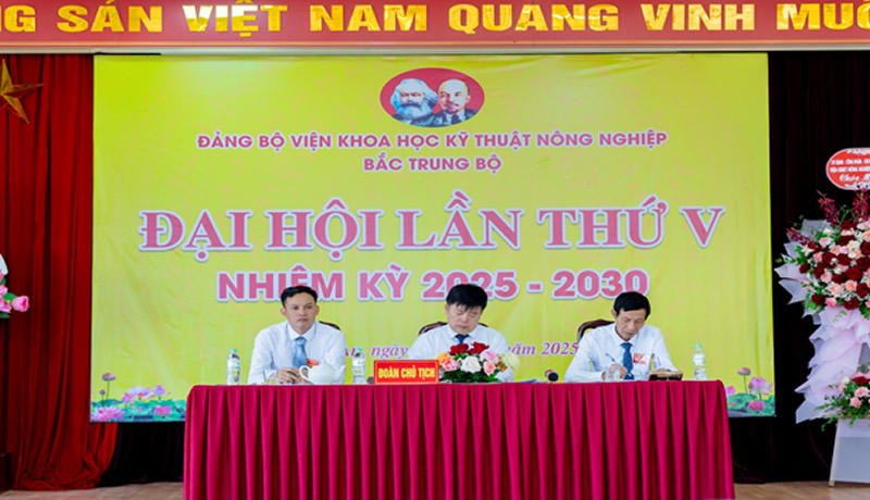 Chào mừng thành công Đại Hội Đảng Bộ lần thứ V, nhiệm kỳ 2025–2030