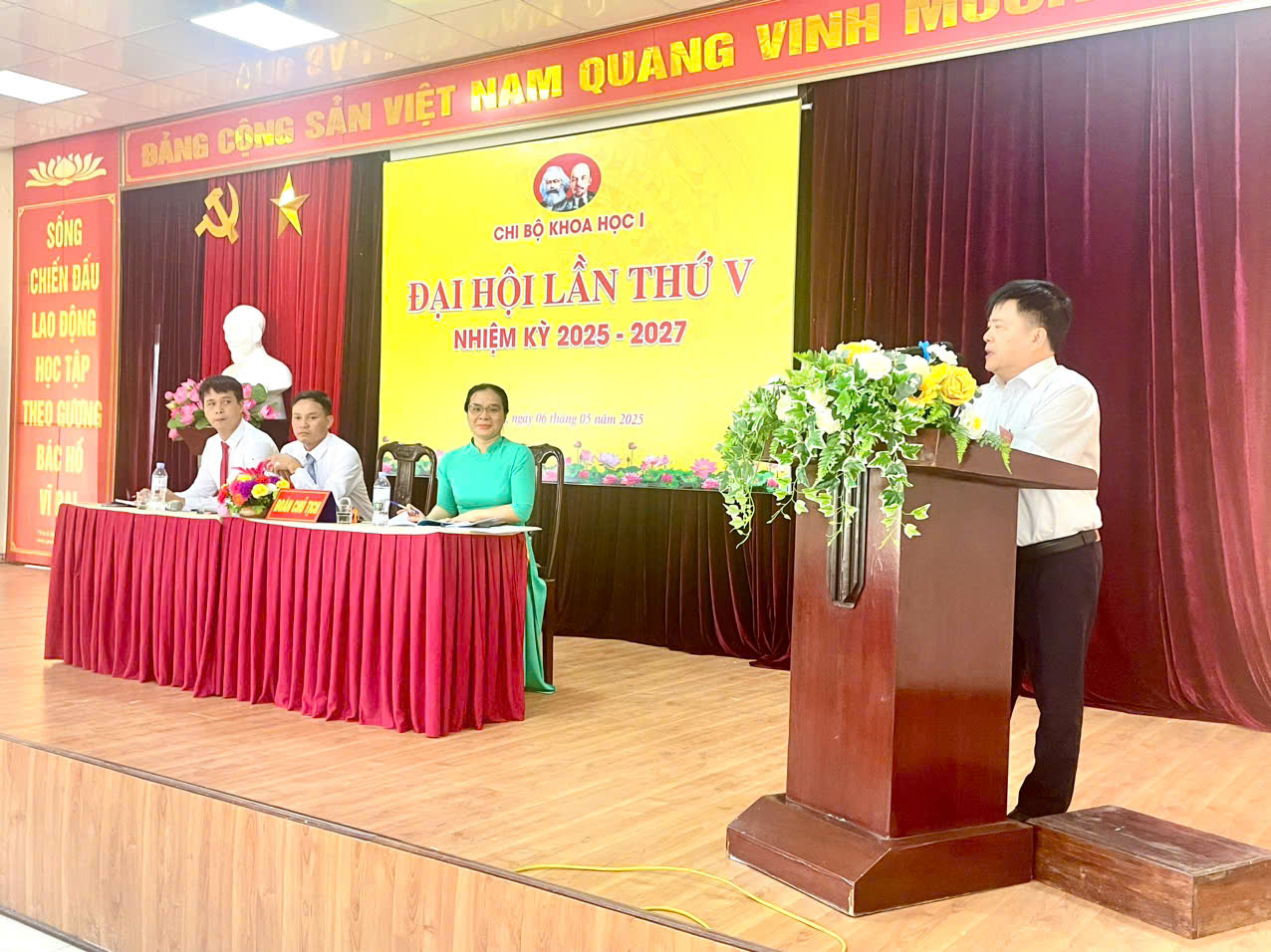 ĐẠI HỘI CHI BỘ KHOA HỌC I, LẦN THỨ V, NHIỆM KỲ 2025 – 2027